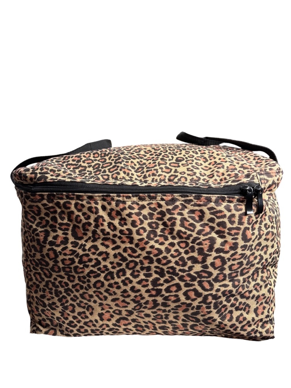 Leopard Print Insulated Trunk Organizer Bag - Picture 4 of 10